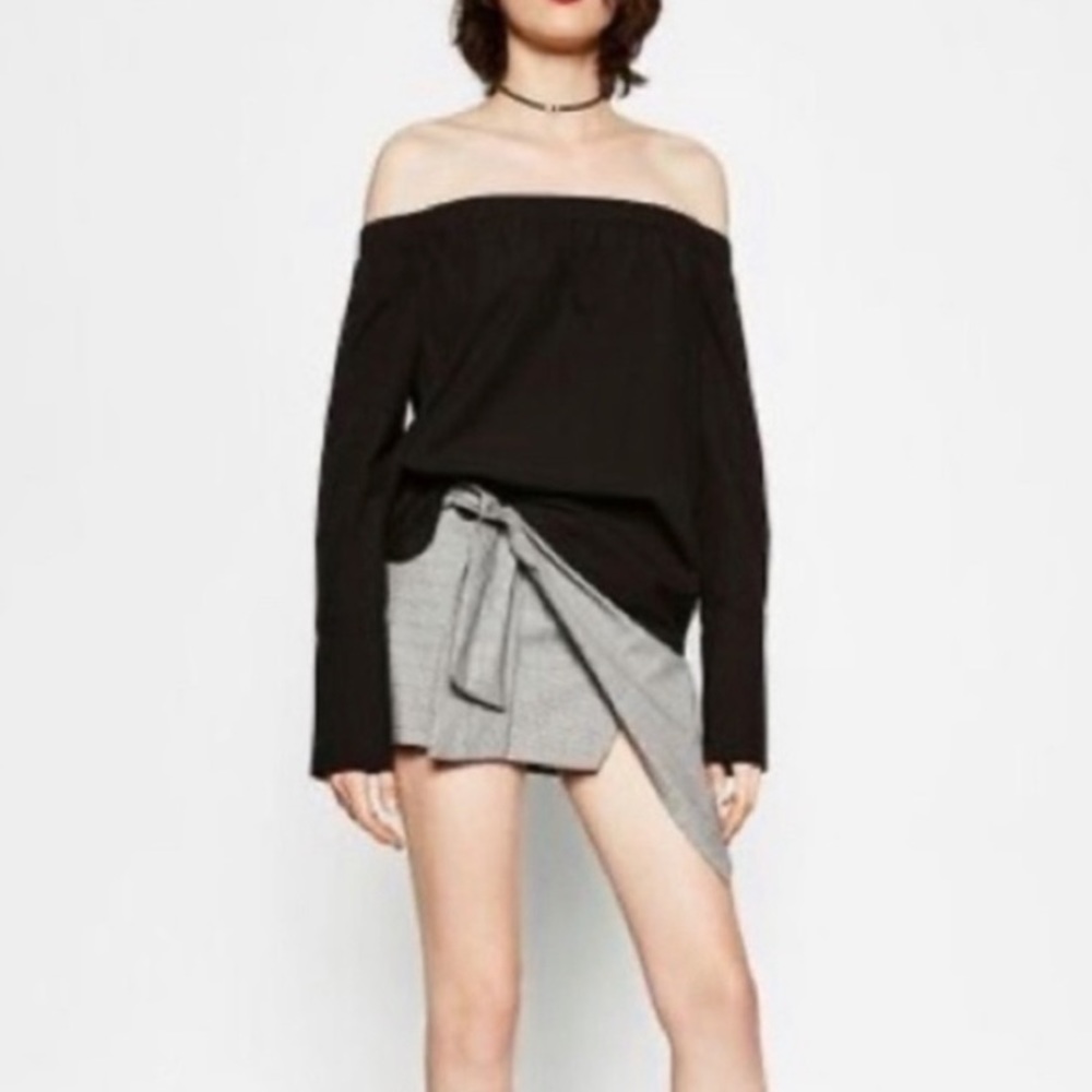 ZARA Woman Cotton Long Sleeve Top